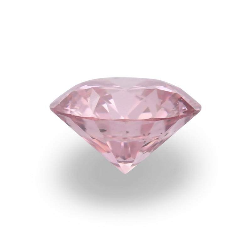 0.16 carat, Fancy Intense Purple Pink Diamond, 5P, Round Shape, SI2