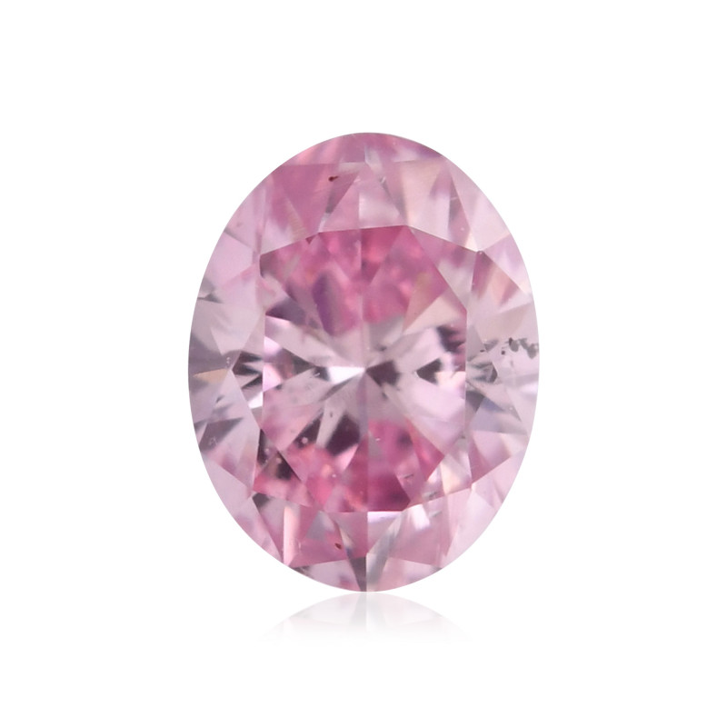 0.15 carat, Fancy Intense Purple Pink Diamond, 5PP, Oval Shape, SI2 ...