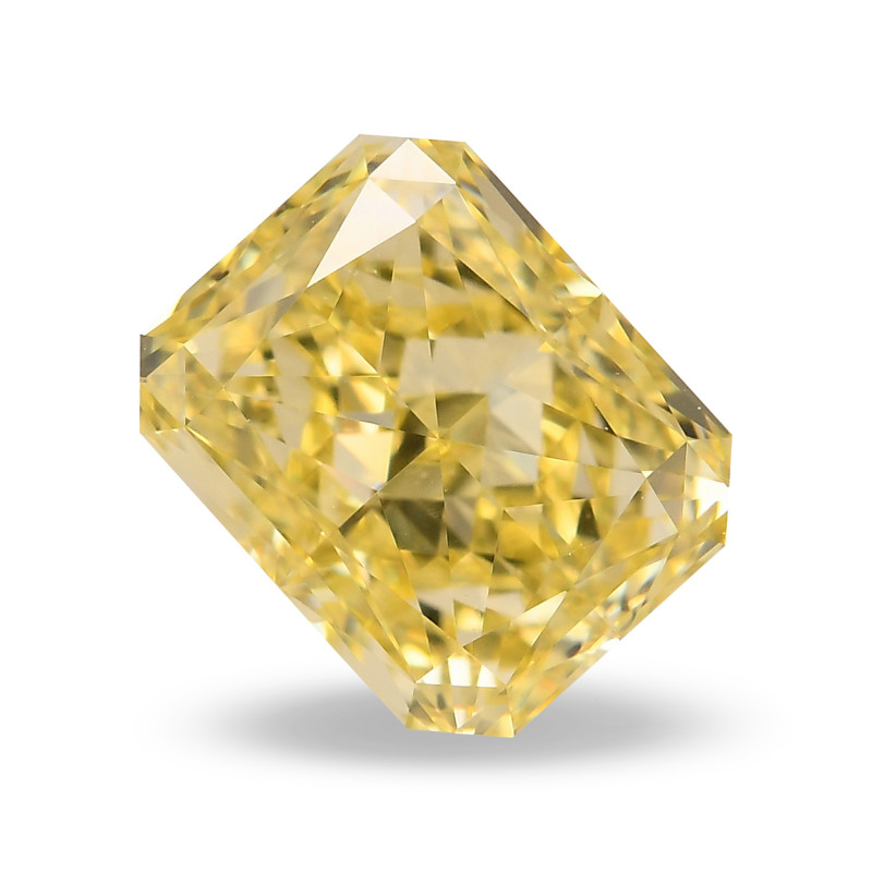 1.19 carat, Fancy Intense Yellow Diamond, Radiant Shape, VVS1 Clarity ...