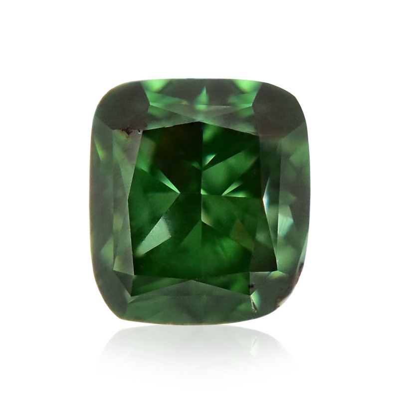 Green Cushion Diamond