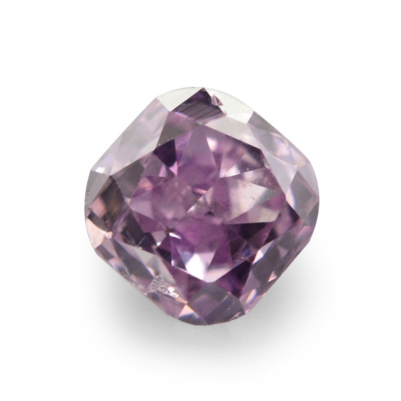 0.15 carat, Fancy Intense Pink Purple Diamond, Cushion Shape, (I1 ...