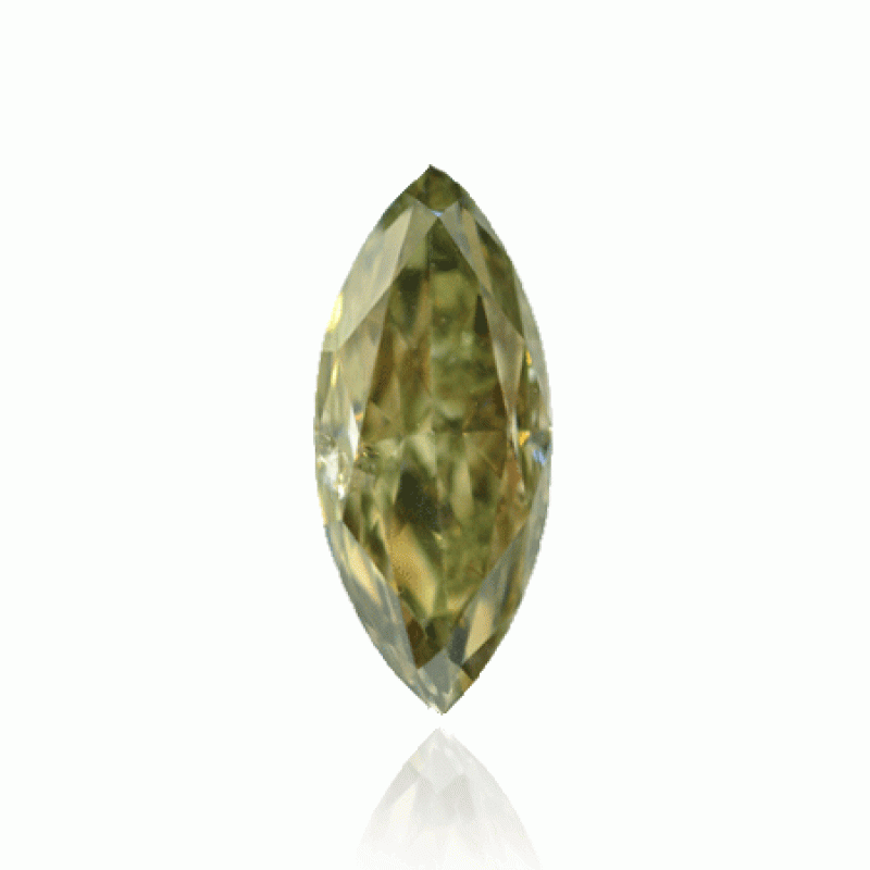 Fancy Grayish Yellowish Chameleon Diamond