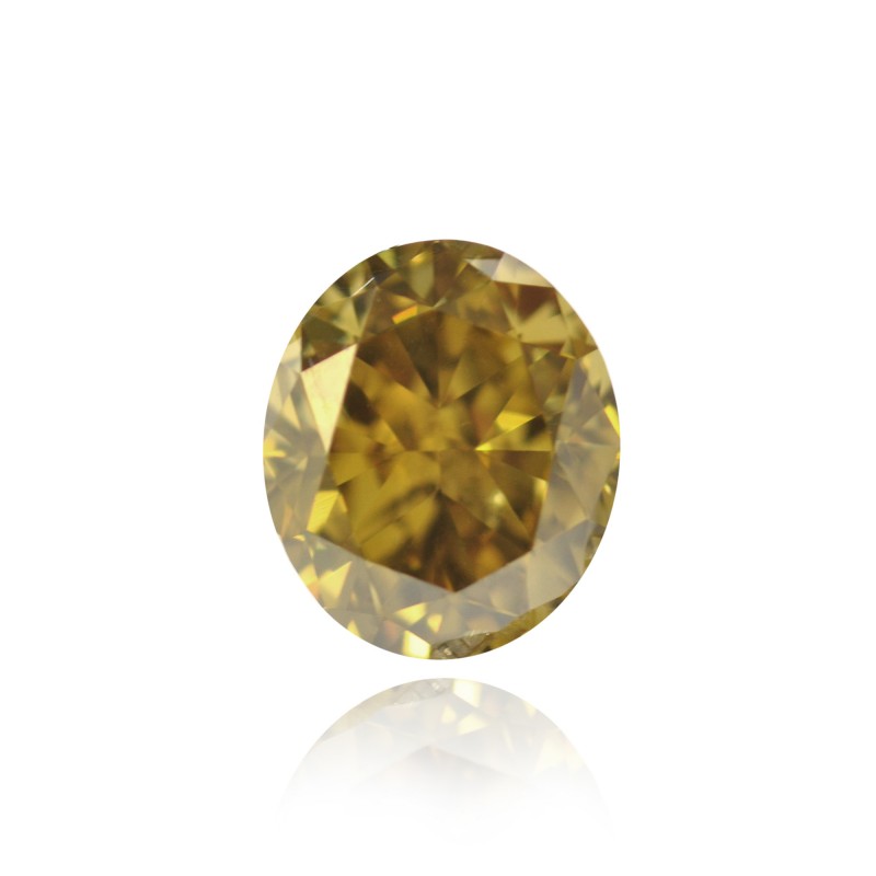 Yellow Oval Diamond