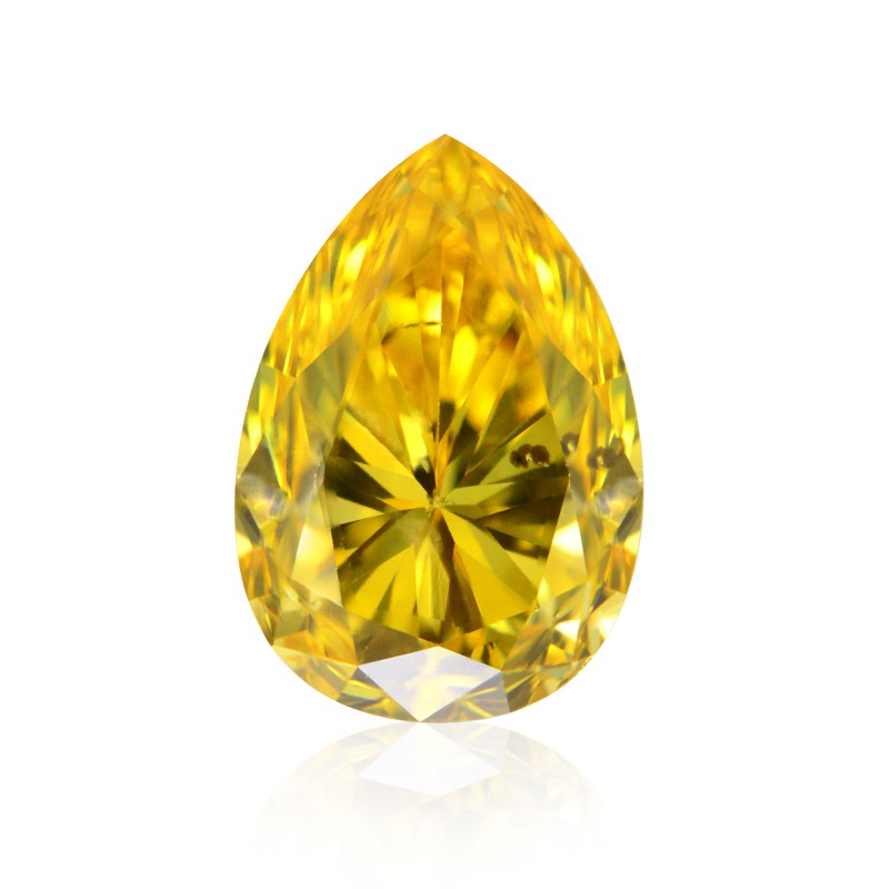 Fancy Intense Orangy Yellow Diamond