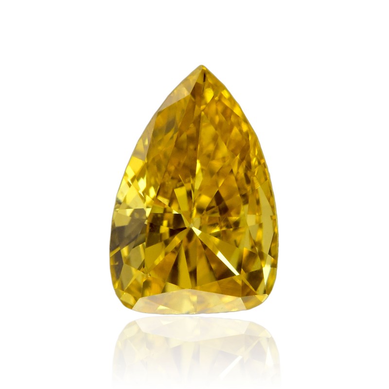 Fancy Vivid Orangy Yellow Diamond