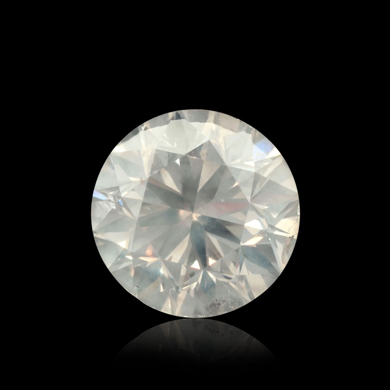 0.94 carat, Fancy White Diamond, Round Shape, I2 Clarity, GIA, SKU 96531