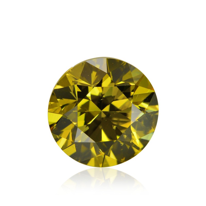 Fancy Deep Brownish Greenish Yellow Diamond