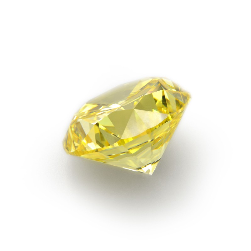 2.24 carat, Fancy Vivid Yellow Diamond, Round Shape, IF Clarity, GIA