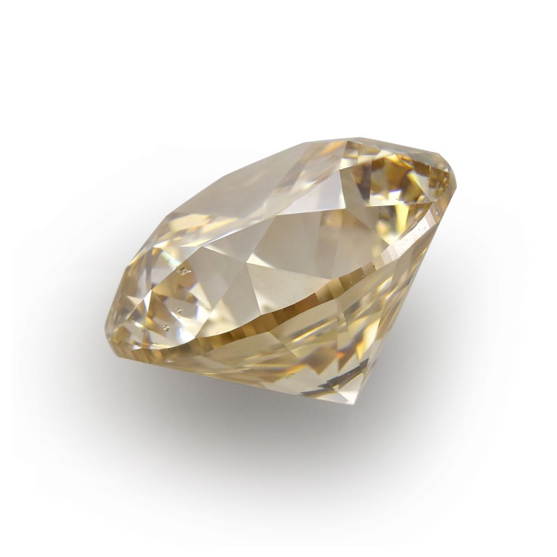 2.66 carat, Light Brown Diamond, Round Shape, SI2 Clarity, GIA, SKU 97963