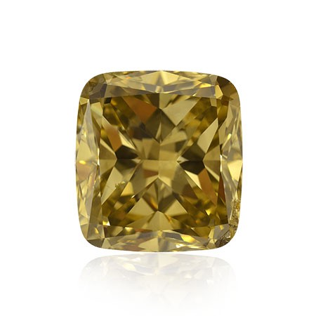 Fancy Dark Brown Greenish Yellow Diamond