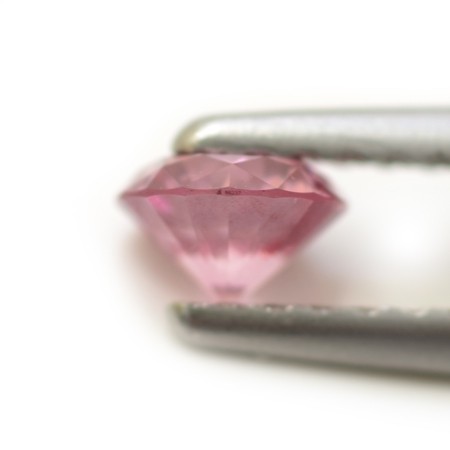 0.34 carat, Fancy Vivid Pink Diamond, 4PP, Round Shape, VS2 Clarity ...