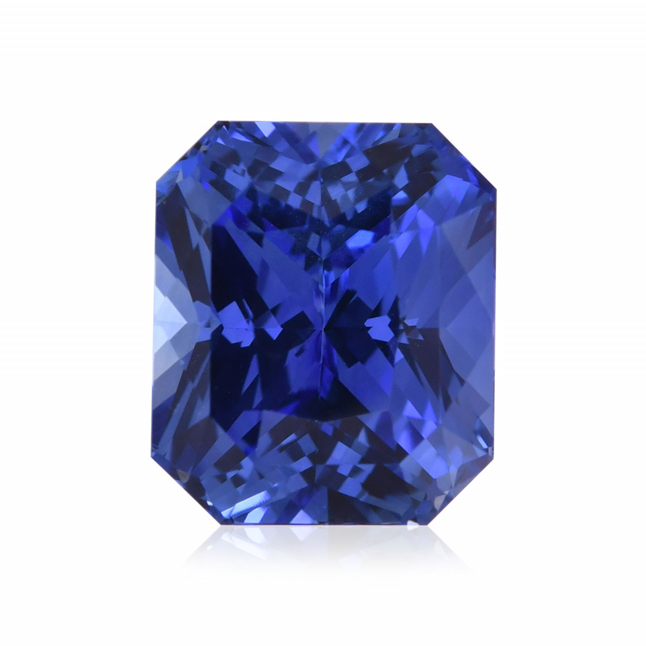 7.71 carat, Blue, Sri Lankan Sapphire, Radiant Shape, CD, SKU 500246