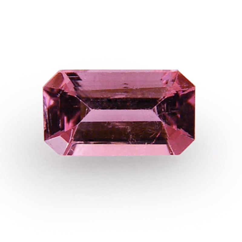 0.84 carat, Pink, Tourmaline, Emerald Shape, SKU 127035