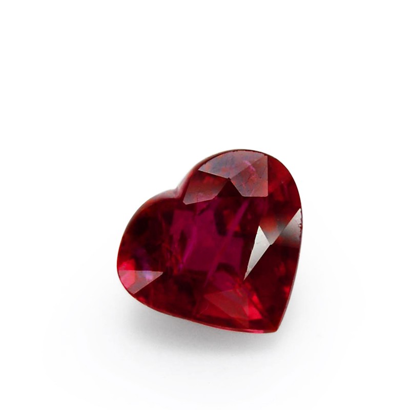 2.01 carat, Red, MOZAMBIQUE Ruby, Heart Shape, No evidence of heat ...