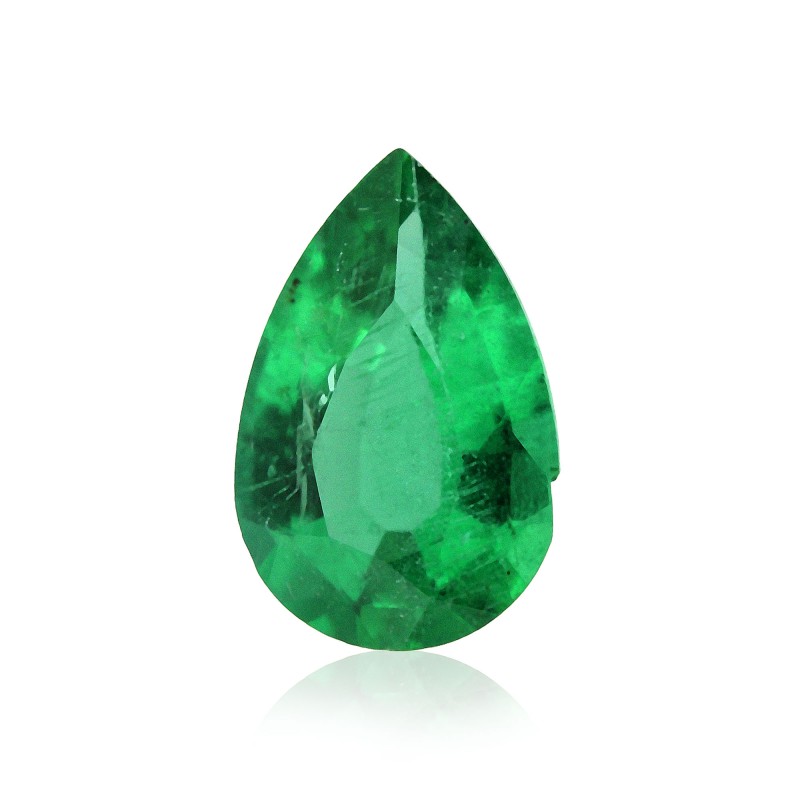 0.28 carat, Green, ZAMBIAN Emerald, Pear Shape, SKU 169933