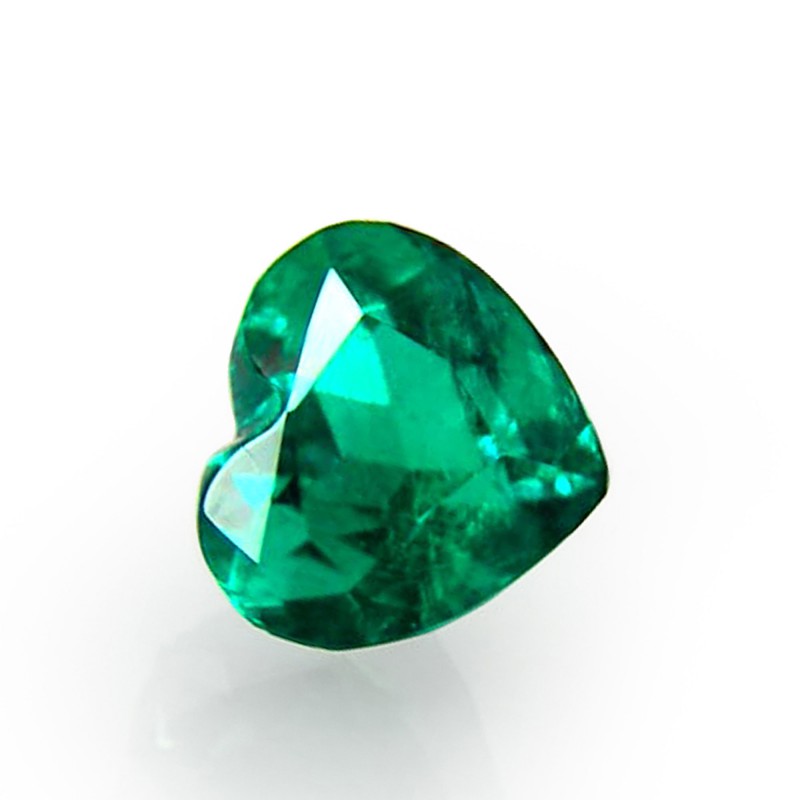 2.21 carat, Green, COLOMBIAN Emerald, Heart Shape, Minor, CD, SKU 259698