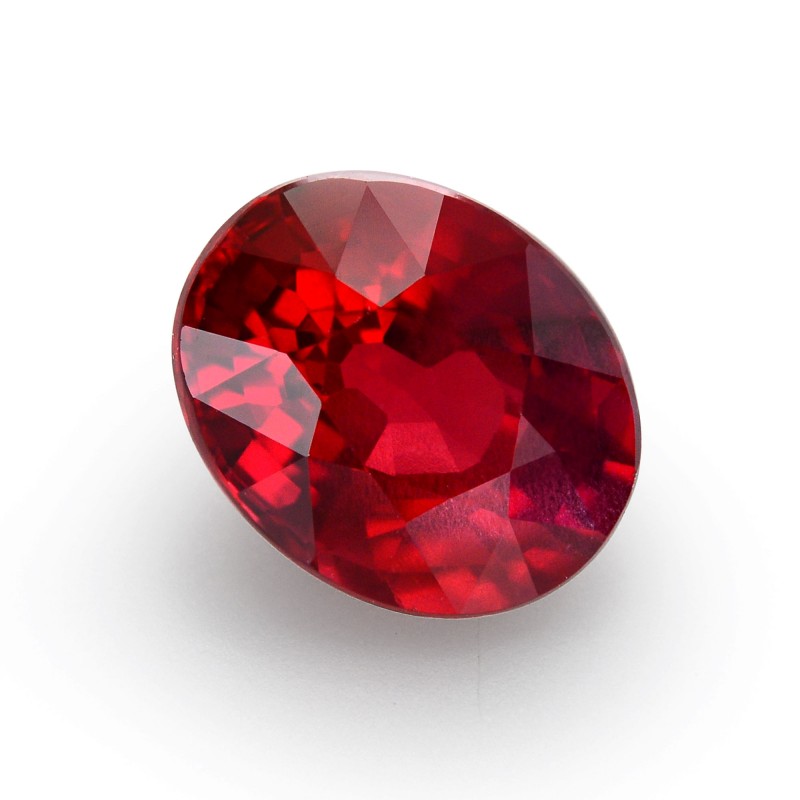 1.35 carat, Pigeon Blood, MOZAMBIQUE Ruby, Oval Shape, No evidence of ...