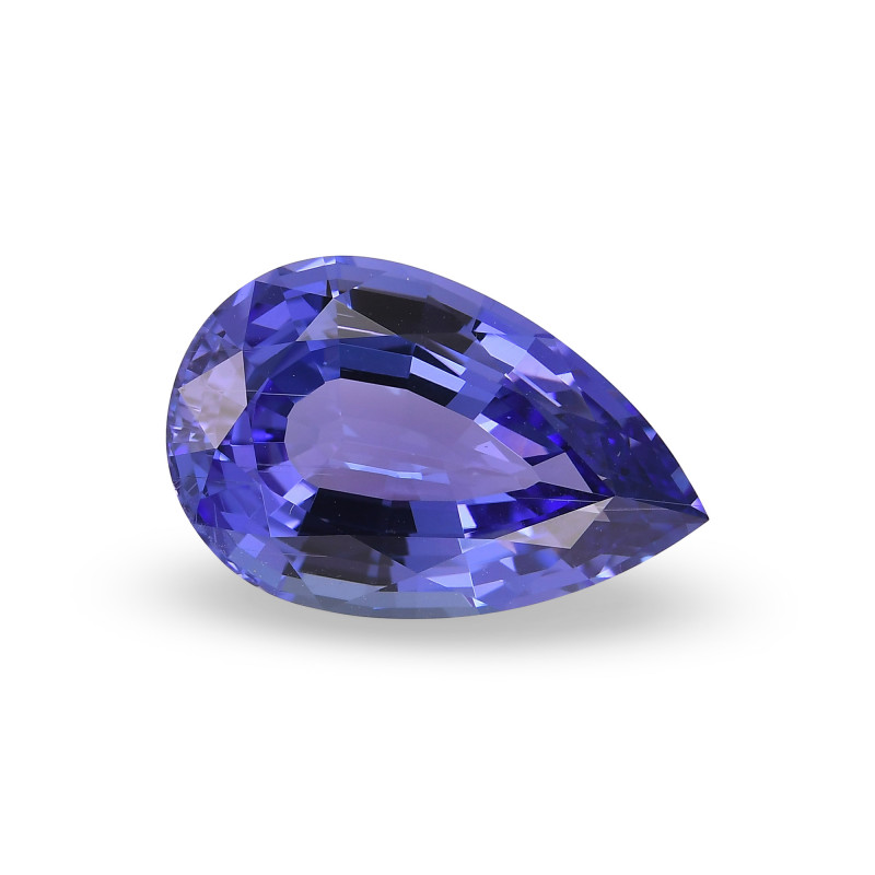 10.08 carat, Tanzanite, Pear Shape, GWLAB, SKU 455115