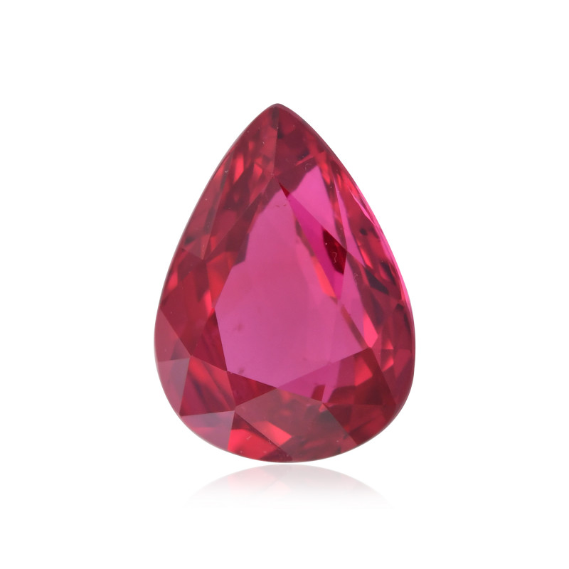 1.35 carat, Red, MOZAMBIQUE Ruby, Pear Shape, SKU 459423