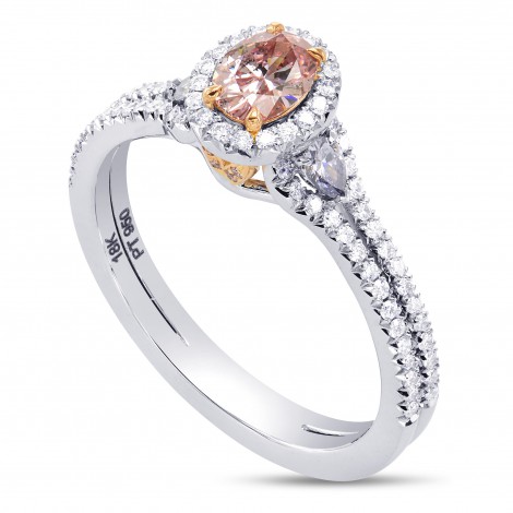  Argyle Oval Pink & Blue Diamond Engagement Ring, SKU 242946 (0.65Ct TW)