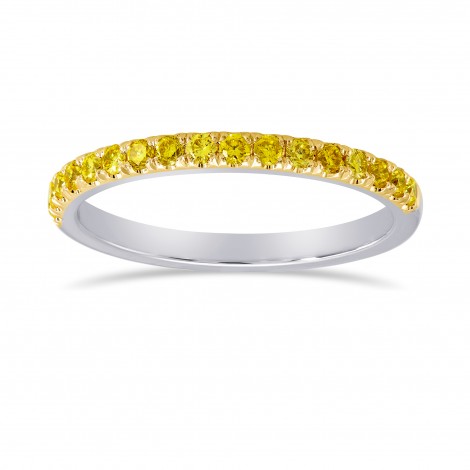 canary diamond band ring