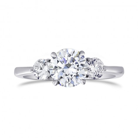 certified 3 stone diamond rings