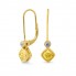 Fancy Intense Yellow Cushion Diamond Drop Earrings, SKU 96856 (1.72Ct TW)