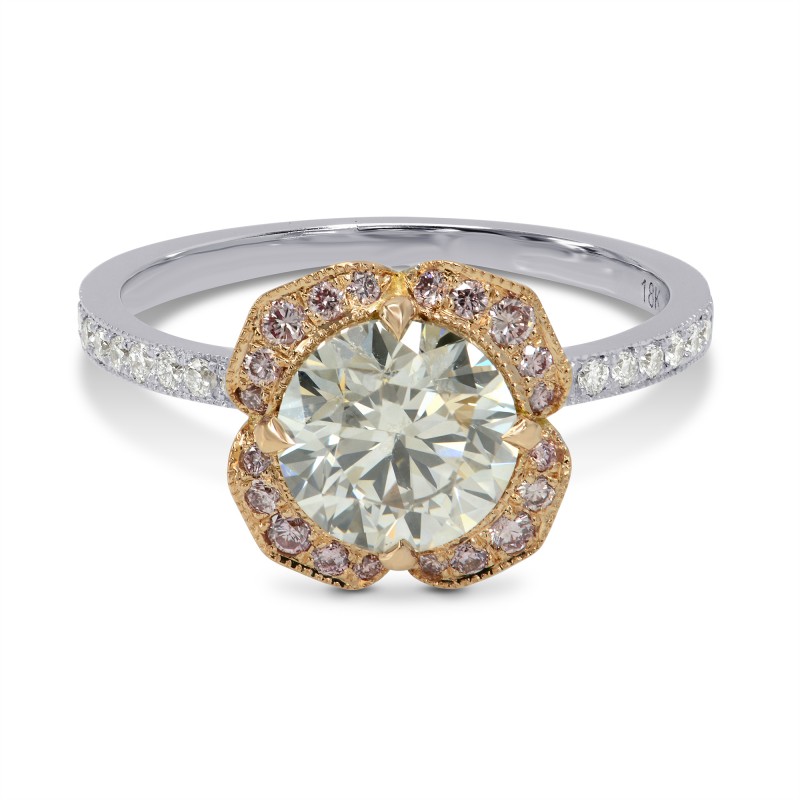 Light Gray and Fancy Pink Diamond Ring, SKU 150570 (1.82Ct TW)