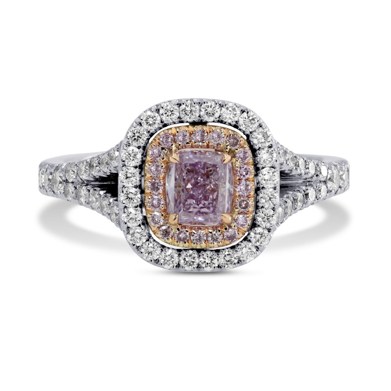 Fancy Intense Pink Purple Radiant Diamond Ring, ARTIKELNUMMER 154699 (1,06 Karat TW)