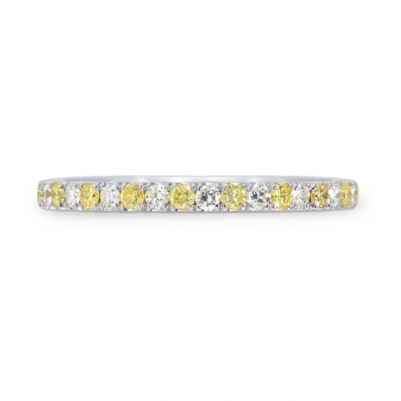 Fancy Vivid Yellow and White Diamond Band Ring, ARTIKELNUMMER 164022 (0,32 Karat TW)