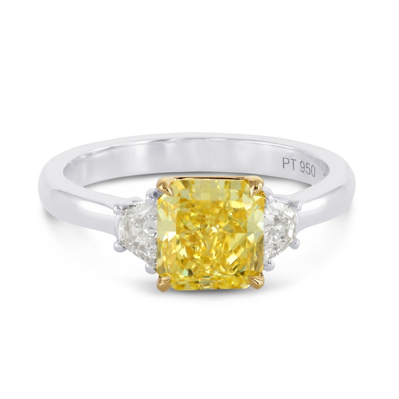 Fancy Vivid Yellow Internally Flawless Radiant Diamond Ring, ARTIKELNUMMER 178025 (2,26 Karat TW)