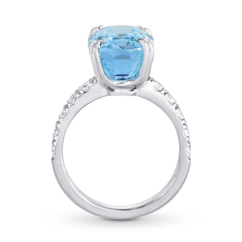 Oval Aquamarine & Diamond Ring, SKU 196851 (6.17Ct TW)