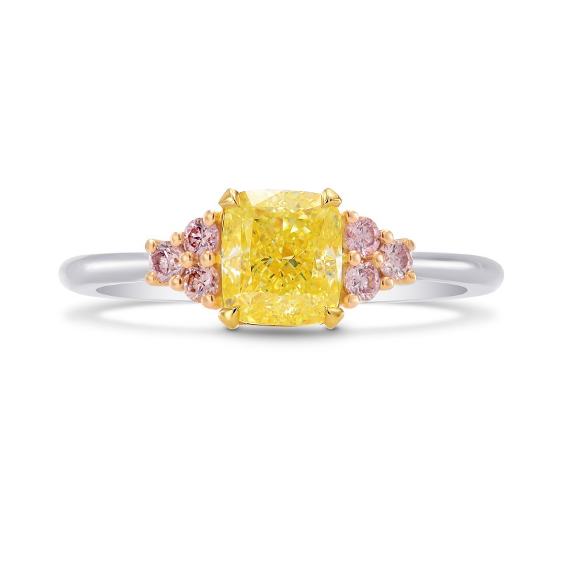 pink canary diamond ring