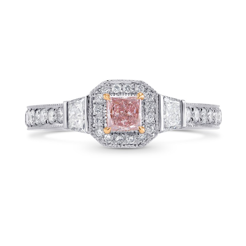 Argyle Fancy Purplish Pink Princess Diamond Engagement Ring, SKU 258111 ...