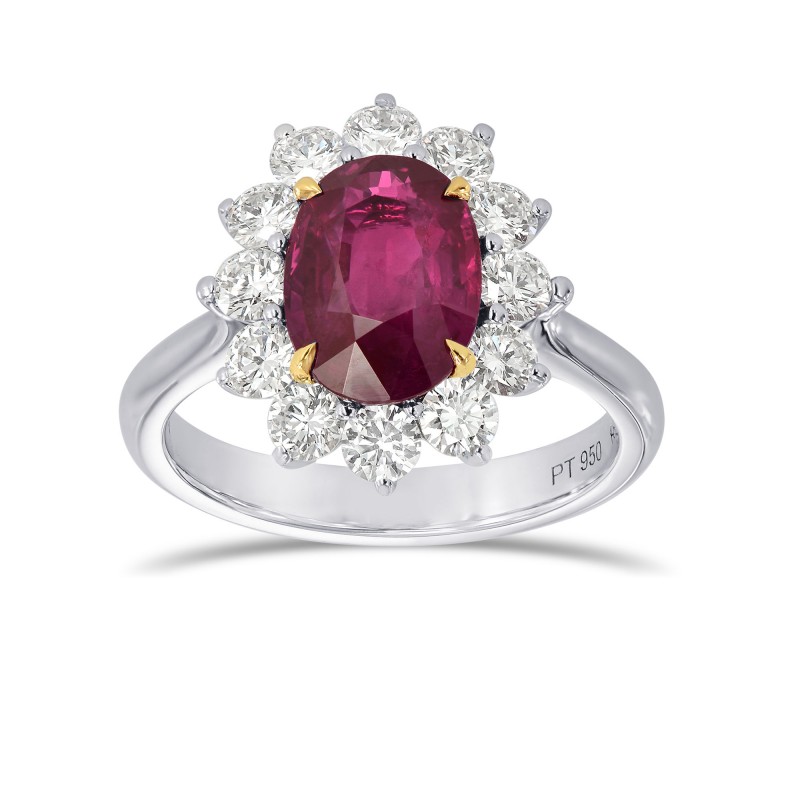 ruby halo ring