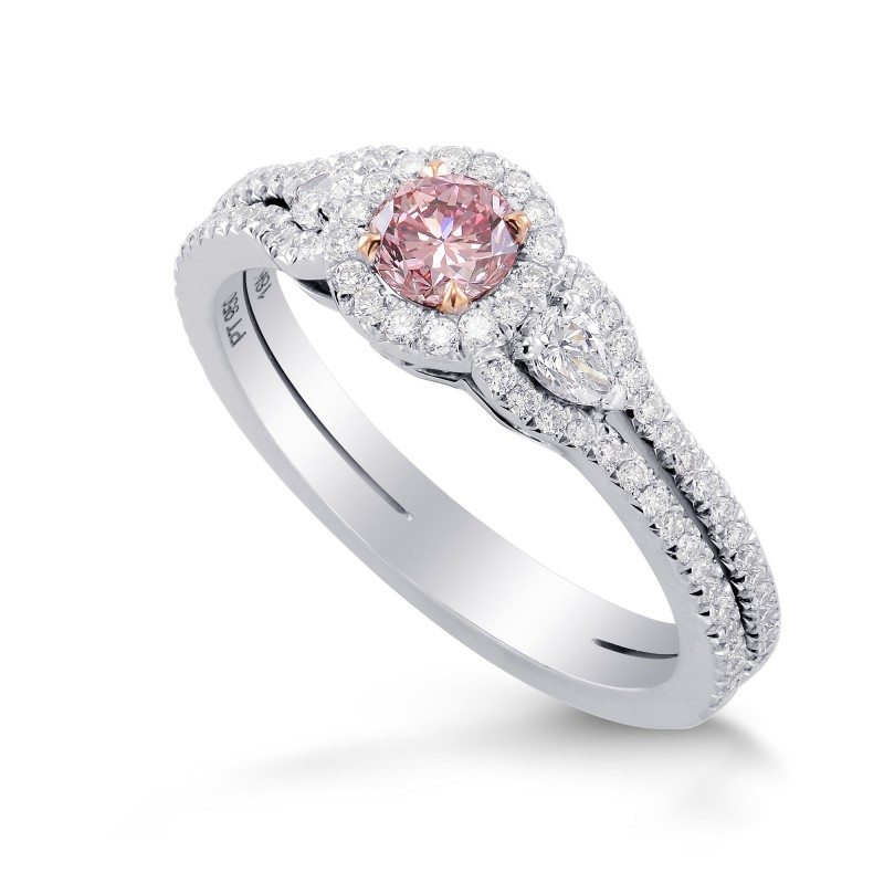 Argyle Fancy Intense Purplish Pink Diamond Engagement Ring, SKU 282327 ...