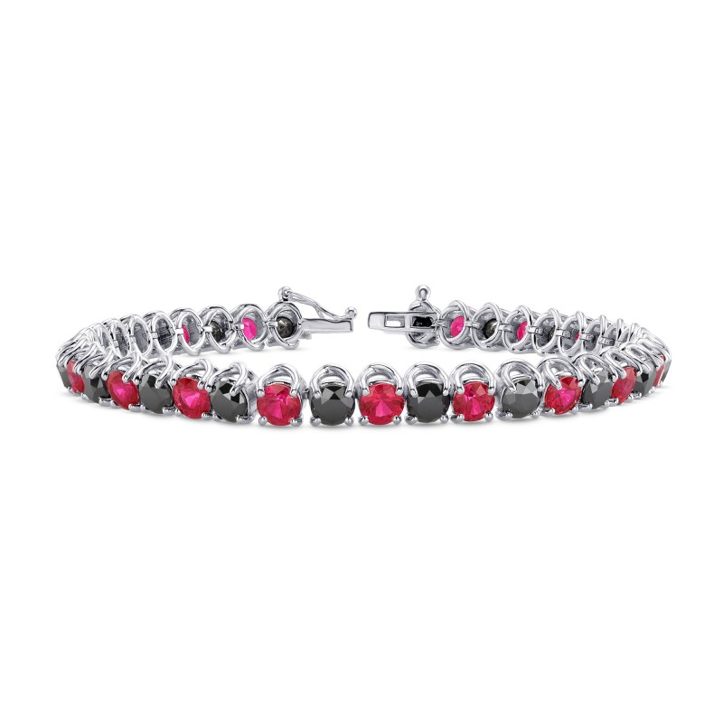 red bracelet with diamond