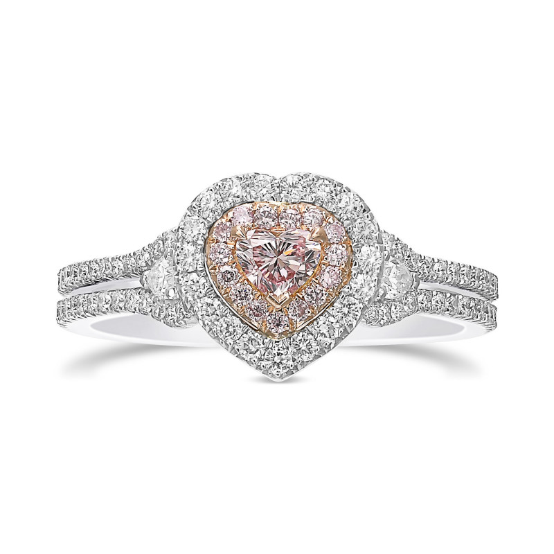 Argyle Fancy Light Pink Heart & Pear Shape Diamond Dress Ring, SKU ...