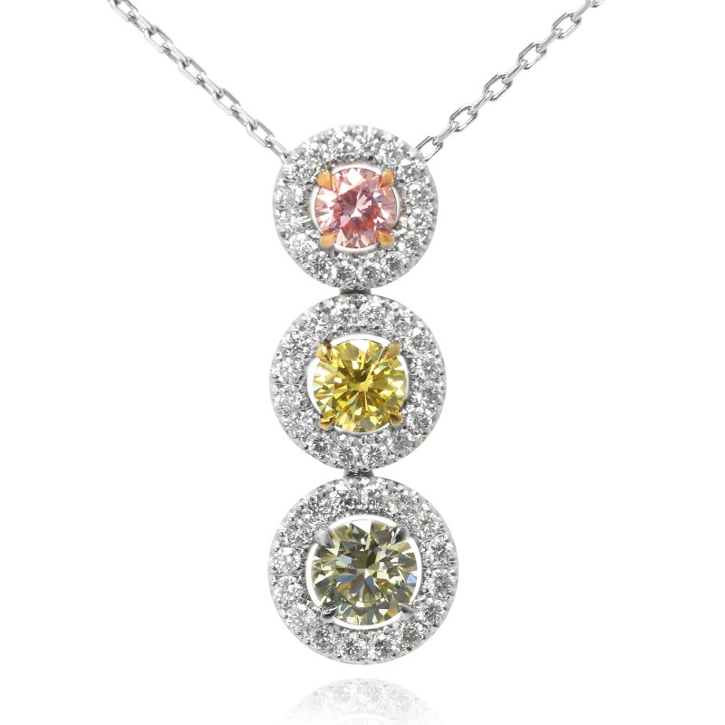 Multicolor diamond pendant, ARTIKELNUMMER 72222 (1,40 Karat TW)