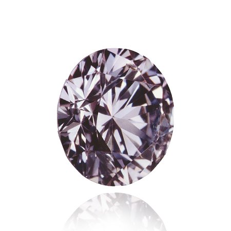  Diamant in Fancy-Grau-Violett mit 0,33 Karat