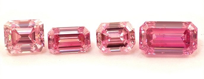 Pinkfarbene Argyle-Diamanten