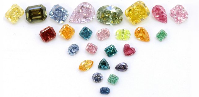 Farbige Diamanten („Fancy Diamonds“)