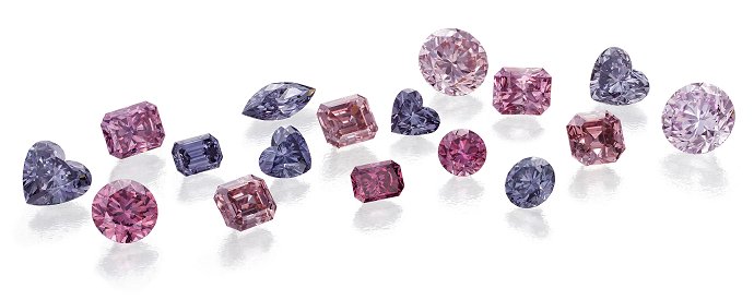 Leibish Argyle Pink Diamond Tender Diamonds