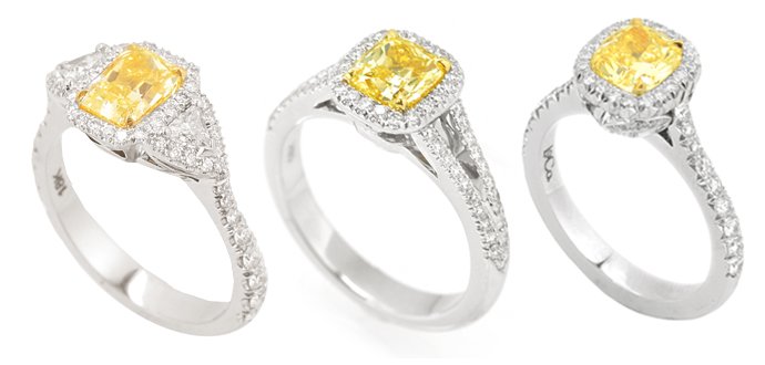 Yellow Diamond Engagement Rings